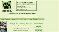 Desktop Screenshot of gracefulpaws.com